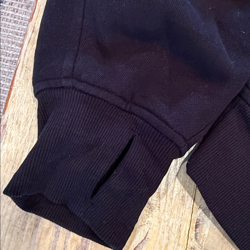 Lululemon Scuba Oversized 1/2 Zip Hoodie in Black - Picture 4 of 7